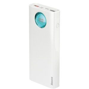 Baseus Amblight Pantalla digital Carga rápida PD3.0+QC3.0 Power Bank 18W 20000mAh Negro