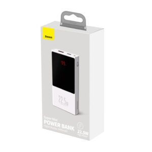 Baseus Mini 10000/20000MAh Power Bank 22,5 W cargador de batería externo de carga rápida pantalla Digital PD QC banco de energía de carga rápida