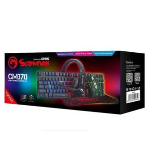 Combo Marvo teclado, mousepad, headset y mouse CM370