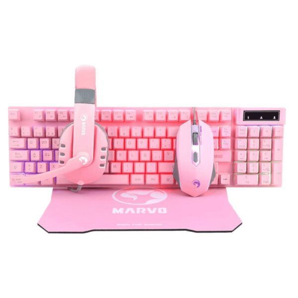 Combo teclado, mousepad, headset y mouse CM370