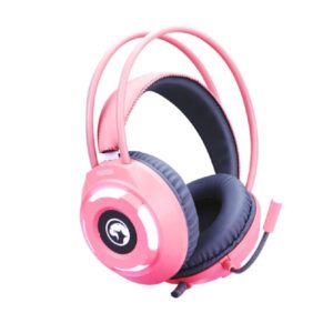 Audífonos rosa marvo gaming headset