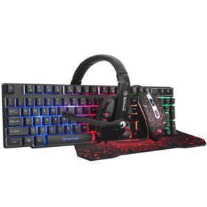 Combo Marvo teclado, mousepad, headset y mouse CM370