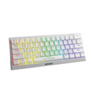 Teclado blanco marvo KG962WH cambios azules