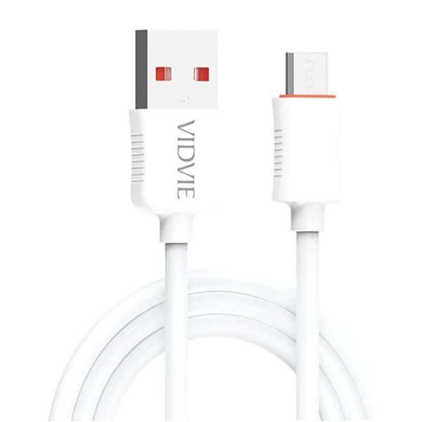 Cable blanco Android Vidvie CB443/(2M)V8