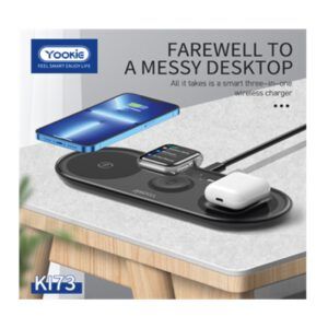 Cargador wireless KI73 3 en 1