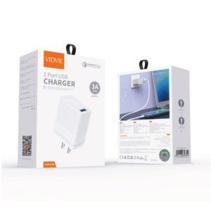 Cargador de pared tipo C, Vidvie 3.0 mAh - 1 USB