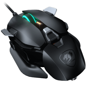 Mouse gamer Cougar Dualblader RGB USB desmontable ambidiestro
