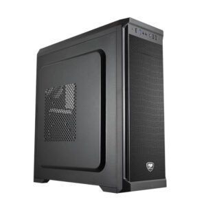 Case Cougar Gamer MX330X Mid-Tower no incluye fuente de poder negro
