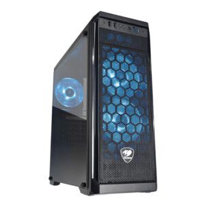 Case Cougar Gamer MX330-G AIR vidrio templado Mid-Tower no incluye fuente de poder black