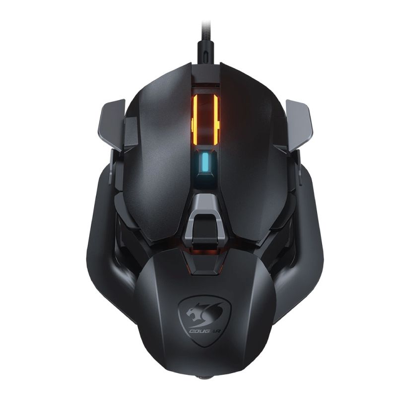 Mouse gamer Cougar Dualblader RGB USB desmontable ambidiestro
