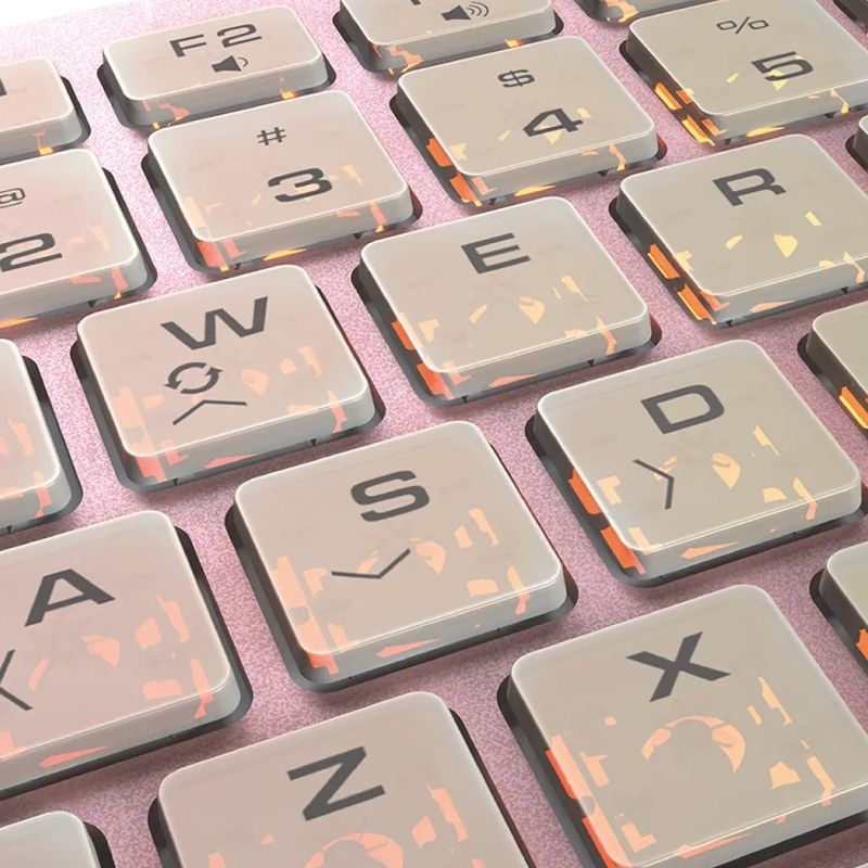 Teclado Cougar Vantar AX pink RGB USB