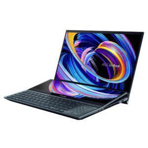 Asus ZENBOOK PRO DUO UX582 Intel Core i7-12700H 4.7 ghz 16 gb 1 TB ssd 15.6″ OLED 4K Touch RTX 3060 6gb W 11