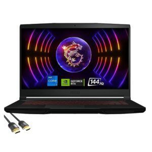 MSI THIN GF63 12VE-066US Intel Core i7-12650H 4.7 ghz 16 gb 512gb ssd 15.6" 144hz RTX 4050 6gb W 11