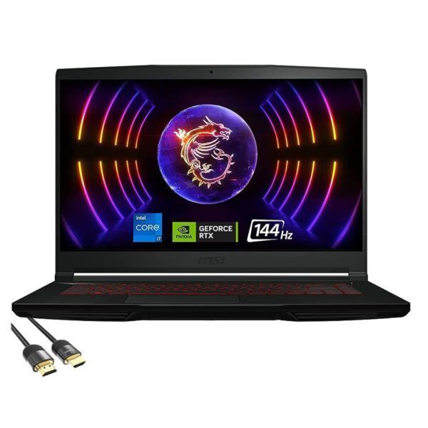 MSI THIN GF63 12VE-066US Intel Core i7-12650H 4.7 ghz 16 gb 512gb ssd 15.6" 144hz RTX 4050 6gb W 11
