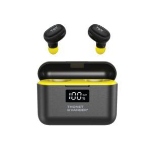 Audífono con micrófono Thonet & Vander Earbuds Bohne Topp TWS bluetooth schwarz