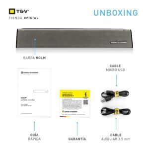 Barra de sonido Thonet & Vander mini Holm TWS bluetooth 3.5mm portátil