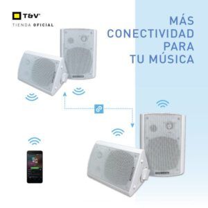 Parlante Thonet & Vander Fleck 9 bluetooth 90 watts RMS para exteriores varios colores