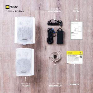 Parlante Thonet & Vander Fleck 9 bluetooth 90 watts RMS para exteriores varios colores