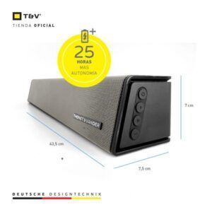 Barra de sonido Thonet & Vander mini Holm TWS bluetooth 3.5mm portátil