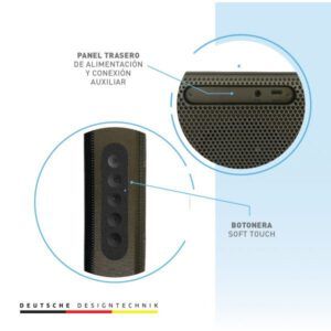 Parlante Thonet & Vander Ziegel 30 watts RMS bluetooth - 3.5mm portátil varios colores
