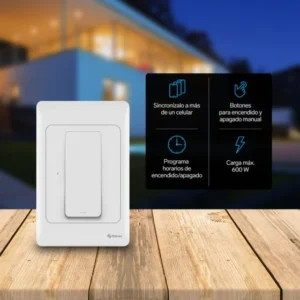 INTERRUPTOR "SIMPLE" WiFi DE PARED. STEREN