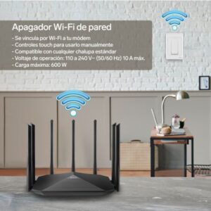 INTERRUPTOR "SIMPLE" WiFi DE PARED. STEREN