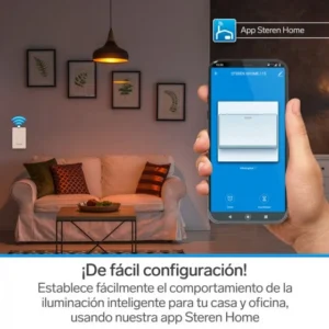 INTERRUPTOR "SIMPLE" WiFi DE PARED. STEREN