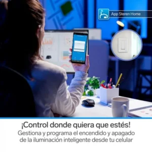 INTERRUPTOR "SIMPLE" WiFi DE PARED. STEREN