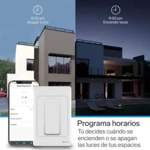 INTERRUPTOR "SIMPLE" WiFi DE PARED. STEREN