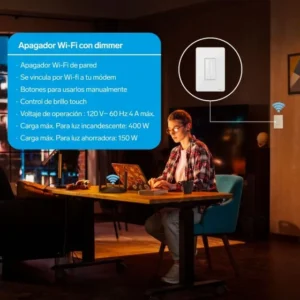 APAGADOR WIFI C/DIMMER (ATENUADOR DE LUZ)