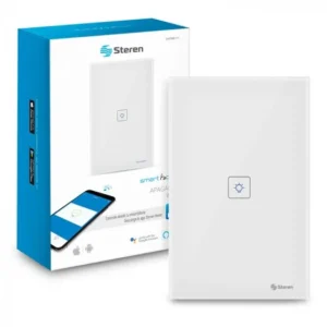 INTERRUPTOR (TOUCH) "SIMPLE" WiFi DE PARED. "CON NEUTRO" STEREN