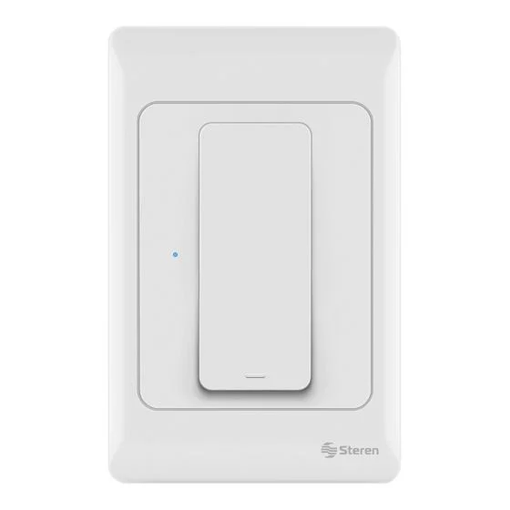 INTERRUPTOR "SIMPLE" WiFi DE PARED. STEREN