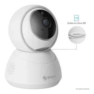 CAMARA INTERIOR WIFI CON MONITOREO POR INTERNET STEREN