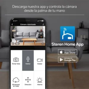 CAMARA INTERIOR WIFI CON MONITOREO POR INTERNET STEREN