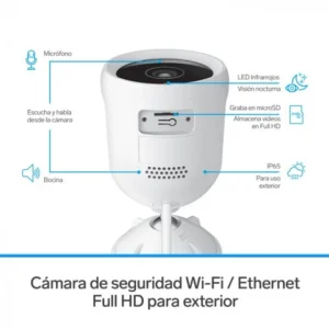 CAMARA EXTERIOR WIFI/ETHERNET STEREN