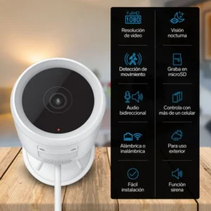 CAMARA EXTERIOR WIFI/ETHERNET STEREN