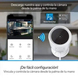 CAMARA EXTERIOR WIFI/ETHERNET STEREN