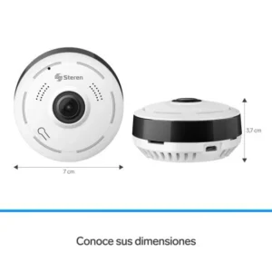 CAMARA INTERIOR WI-FI HD VISIÓN 360 STEREN
