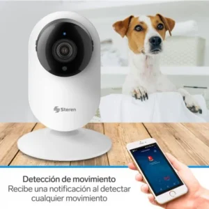 CAMARA INTERIOR WIFI 1080P CON MONITOREO POR INTERNET STEREN