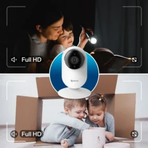 CAMARA INTERIOR WIFI 1080P CON MONITOREO POR INTERNET STEREN