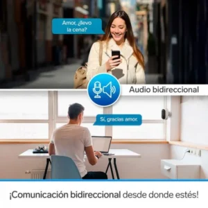 CAMARA DE SEGURIDAD WIFI FULL HD FIJA COON BATERIA STEREN
