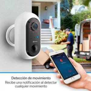 CAMARA DE SEGURIDAD WIFI FULL HD FIJA COON BATERIA STEREN