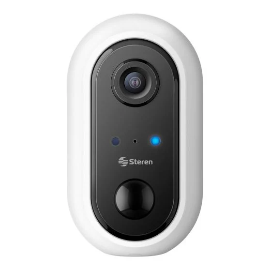 CAMARA DE SEGURIDAD WIFI FULL HD FIJA COON BATERIA STEREN