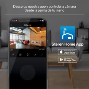CAMARA INTERIOR WIFI CON MONITOREO POR INTERNET STEREN