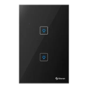 INTERRUPTOR (TOUCH) «DOBLE» WiFi DE PARED. STEREN
