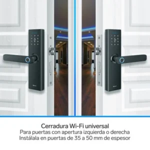CERRADURA DIGITAL WI-FI C/RFID Y HUELLA