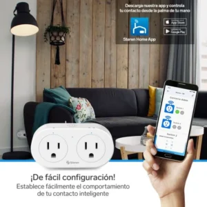 ECNCHUFE WI-FI DOBLE  STEREN