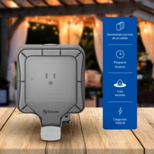 ENCHUFE WIFI PARA EXTERIOR STEREN