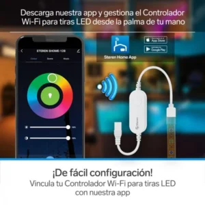 CONTROLADOR WI-FI PARA TIRA LED RGB STEREN