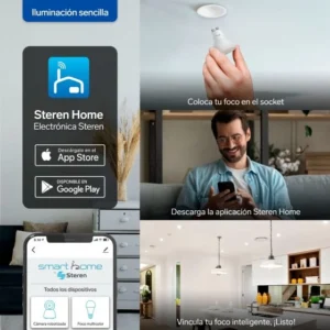 SET DE 3 FOCOS LED VINTAGE WIFI DE 4,5 W